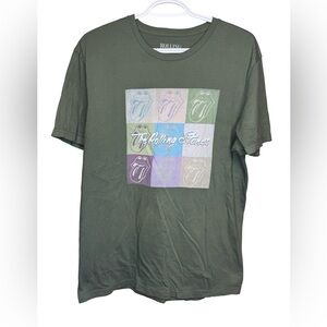 Rolling Stones Graphic Tee Warhol Squares Multi Color Tongues Unisex